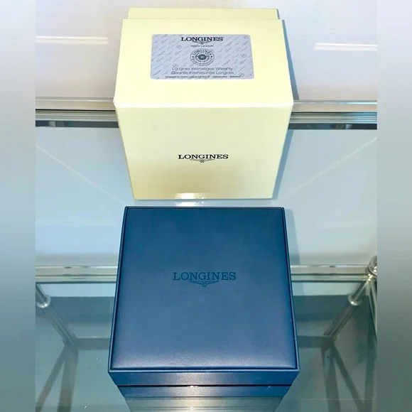 LONGINES 🐎 Ladies Mini Watch Presencé. Gold & Black. NEW + Box. - Picture 8 of 10